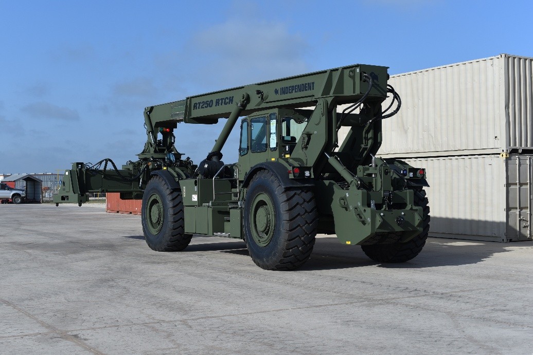 Deployable Rough Terrain Container Handler
