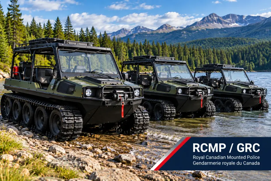 RAD Global Procurement Successfully Delivers Three Amphibious All-Terrain Vehicles to the RCMP